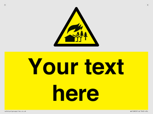 Custom Warning: Large scale fire zone